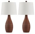 Cartford - Brown - Ceramic Table Lamp (Set of 2) Fashion