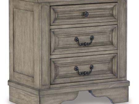 Lodenbay - Antique Gray - Three Drawer Night Stand Online Hot Sale