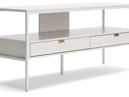 Deznee - White - Large TV Stand Online Sale