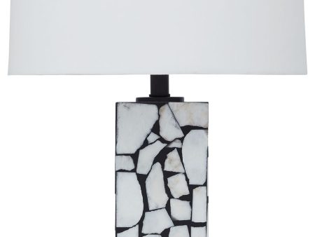 Macaria - White   Black - Marble Table Lamp Cheap