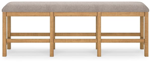 Havonplane - Brown - XL Counter Height Upholstered Dining Bench Hot on Sale