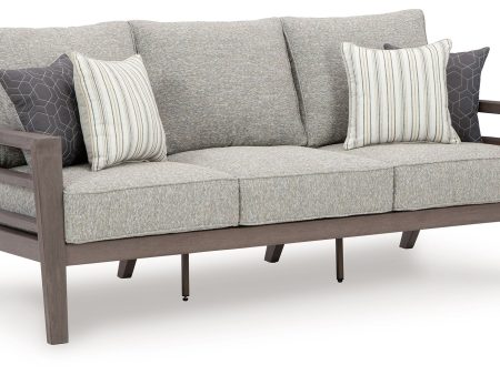 Hillside Barn - Gray   Brown - Sofa With Cushion Hot on Sale