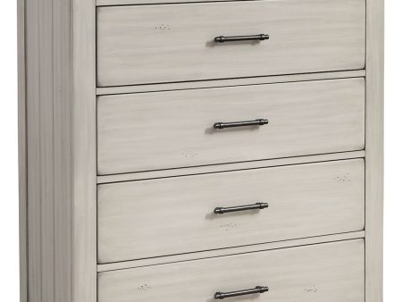 Darborn - Gray   Brown - Five Drawer Chest Hot on Sale