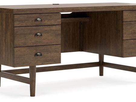 Austanny - Warm Brown - Home Office Desk Online now