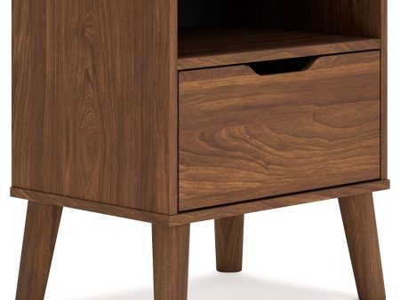 Fordmont - Auburn - One Drawer Night Stand Fashion