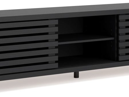 Danziar - Black - Extra Large TV Stand Fashion