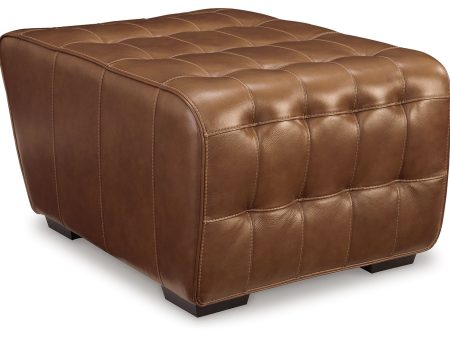 Temmpton - Chocolate - Oversized Accent Ottoman Hot on Sale