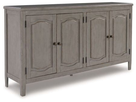 Charina - Antique Gray - Accent Cabinet Supply