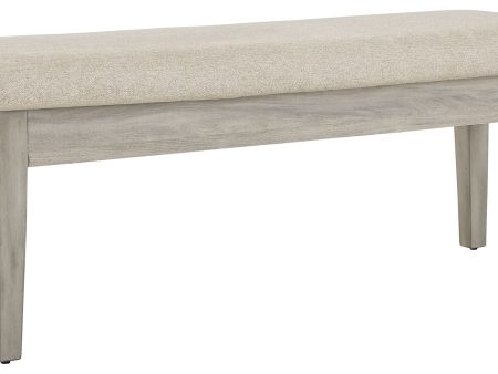 Parellen - Beige   Gray - Upholstered Storage Bench Online Hot Sale