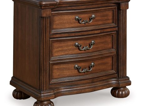 Lavinton - Brown - Three Drawer Night Stand Sale