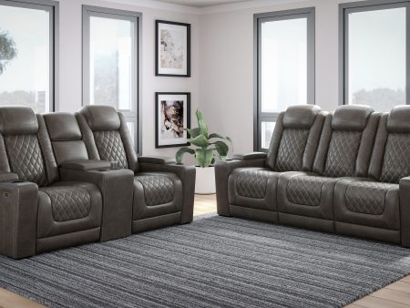 Hyllmont - Power Relining Living Room Set Discount