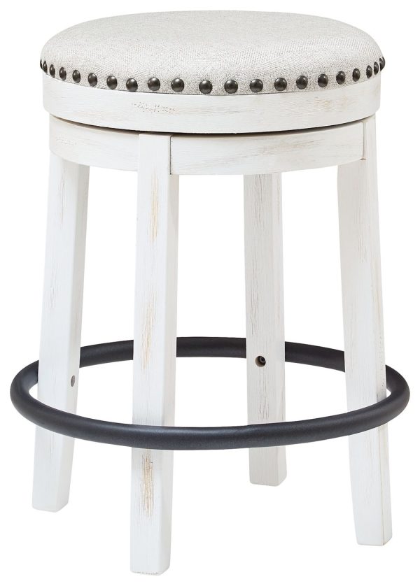 Valebeck - Upholstered Swivel Stool Online Sale