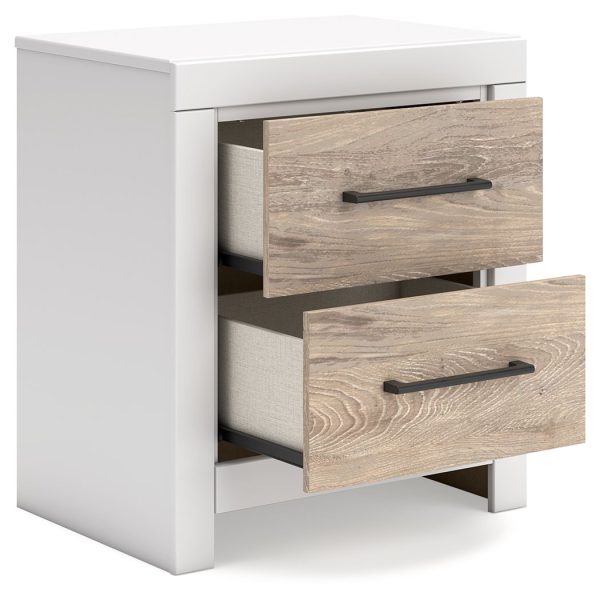 Charbitt - Two-tone - Two Drawer Night Stand Discount