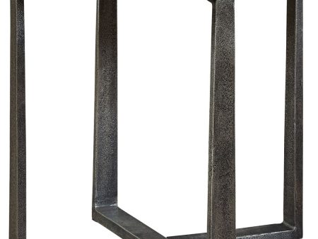 Dalenville - Gray - Round End Table Online now