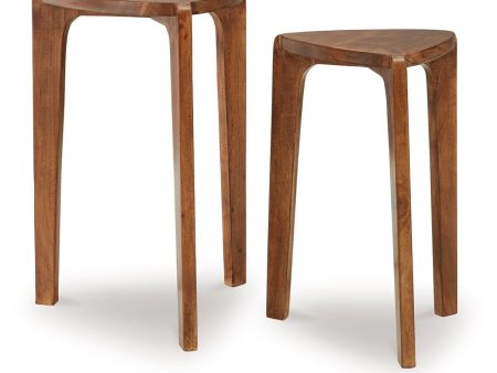 Brynnleigh - Medium Brown - Accent Table Set (Set of 2) on Sale