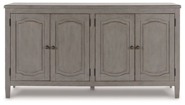 Charina - Antique Gray - Accent Cabinet Supply