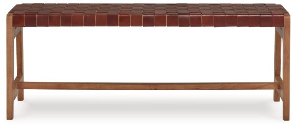 Lemmund - Natural   Brown - Accent Bench Online now