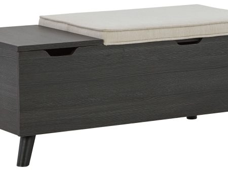 Yarlow - Dark Gray - Storage Bench Online Sale