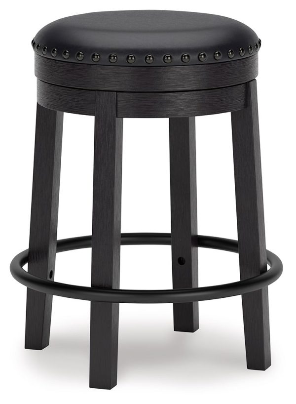 Valebeck - Upholstered Swivel Stool Online Sale