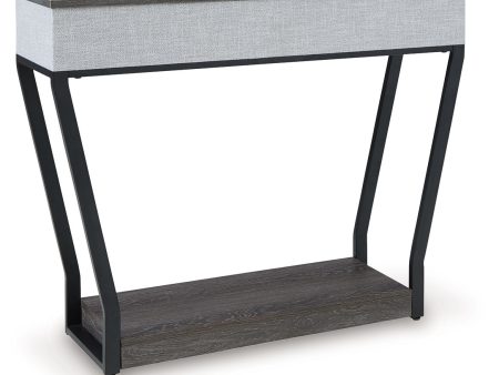 Sethlen - Gray   Black - Console Sofa Table Hot on Sale