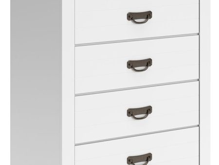 Binterglen - White - Five Drawer Chest Online now