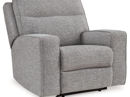 Biscoe - Pewter - Power Recliner  Adj Headrest For Cheap