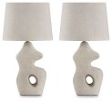 Chadrich - Antique Beige - Paper Table Lamp (Set of 2) Online Sale