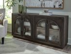 Dreley - Grayish Brown - Accent Cabinet For Cheap