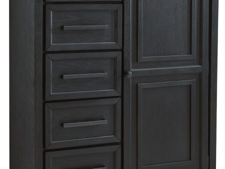 Foyland - Black   Brown - Door Chest Hot on Sale