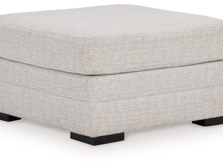 Koralynn - Stone - Oversized Accent Ottoman Online