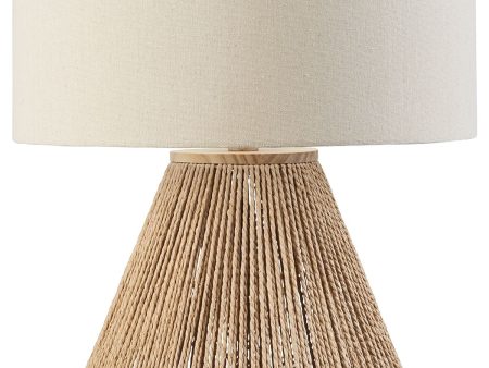 Clayman - Natural   Brown - Paper Table Lamp Hot on Sale