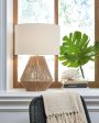 Clayman - Natural   Brown - Paper Table Lamp Hot on Sale