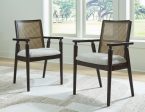 Galliden - Black - Dining Upholstered Arm Chair (Set of 2) Supply