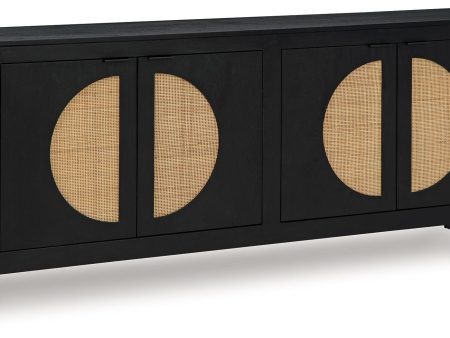 Cliffiings - Black   Natural - Accent Cabinet on Sale