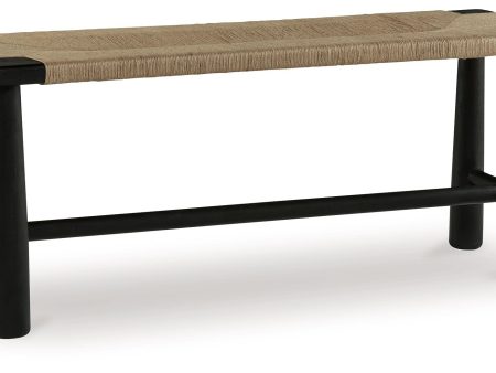 Acerman - Black   Natural - Accent Bench Cheap