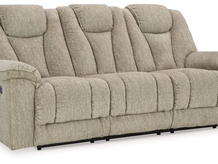 Hindmarsh - Stone - Power Reclining Sofa With Adj Headrest Hot on Sale