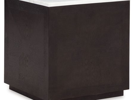 Henridge - Black   White - Accent Table Cheap