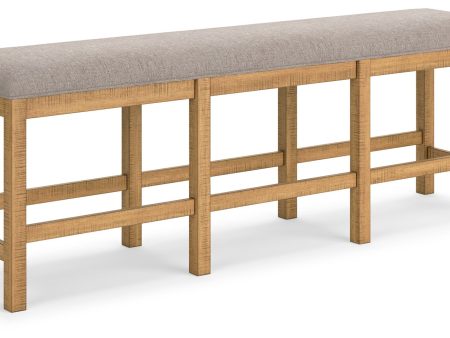 Havonplane - Brown - XL Counter Height Upholstered Dining Bench Hot on Sale