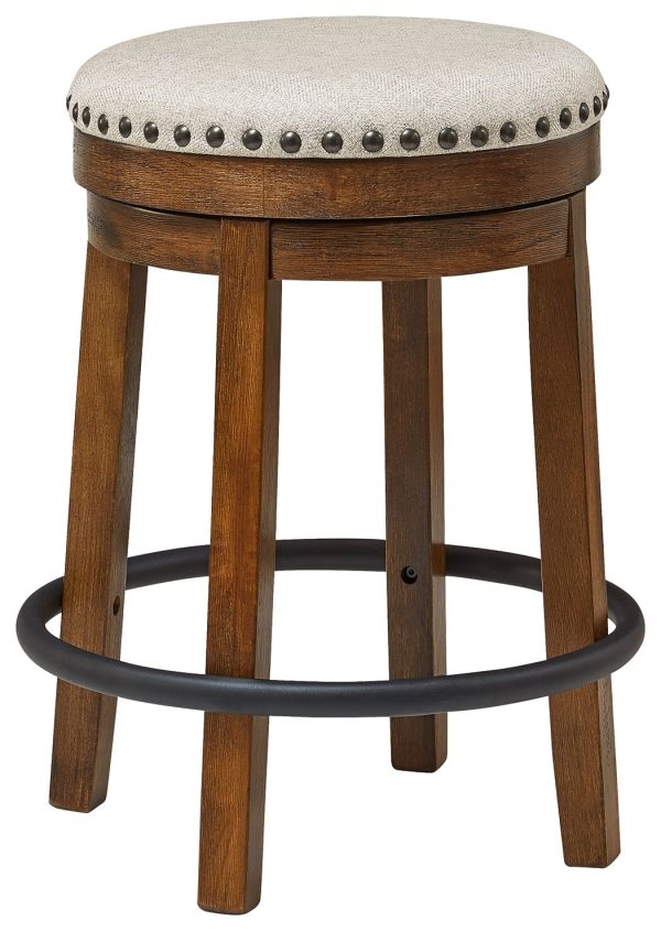 Valebeck - Upholstered Swivel Stool Online Sale