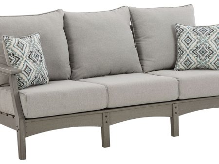 Visola - Gray - Sofa with Cushion Online Hot Sale