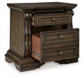 Maylee - Dark Brown - Three Drawer Night Stand Online