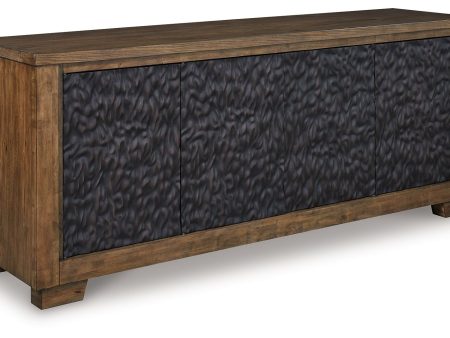 Rosswain - Warm Brown - Extra Large TV Stand For Cheap