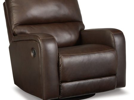 Emberla - Coffee - Swivel Glider Recliner Online Sale