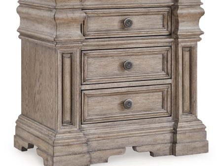 Blairhurst - Light Grayish Brown - Three Drawer Night Stand For Sale