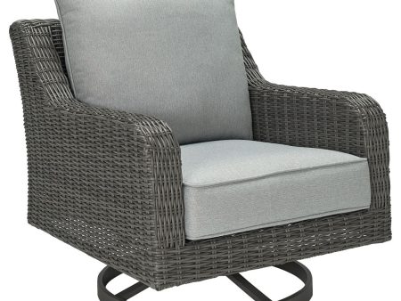 Elite Park - Gray - Swivel Lounge w  Cushion Hot on Sale