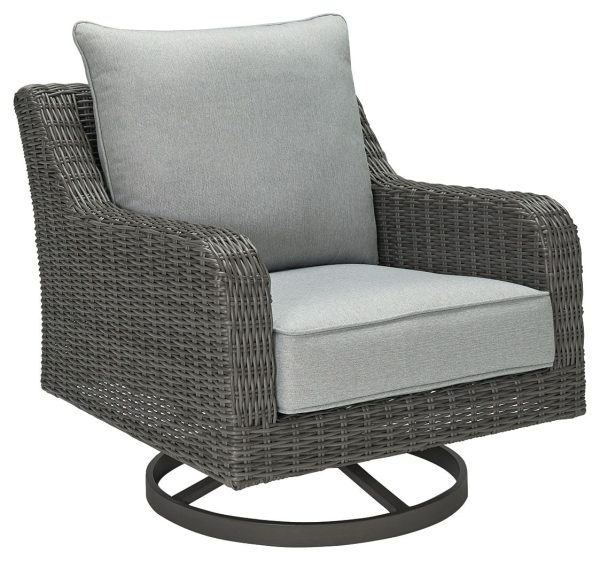 Elite Park - Gray - Swivel Lounge w  Cushion Hot on Sale