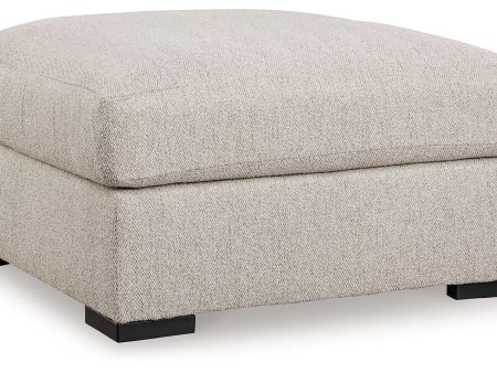 Ballyton - Sand - Oversized Accent Ottoman For Cheap