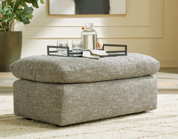 Dramatic - Granite - Ottoman For Cheap