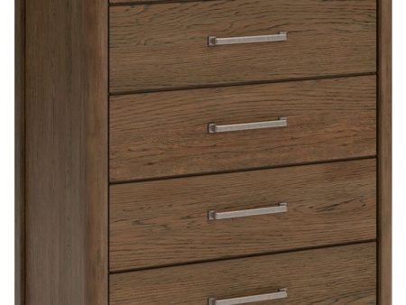 Cabalynn - Light Brown - Five Drawer Chest Discount