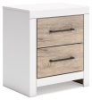 Charbitt - Two-tone - Two Drawer Night Stand Discount